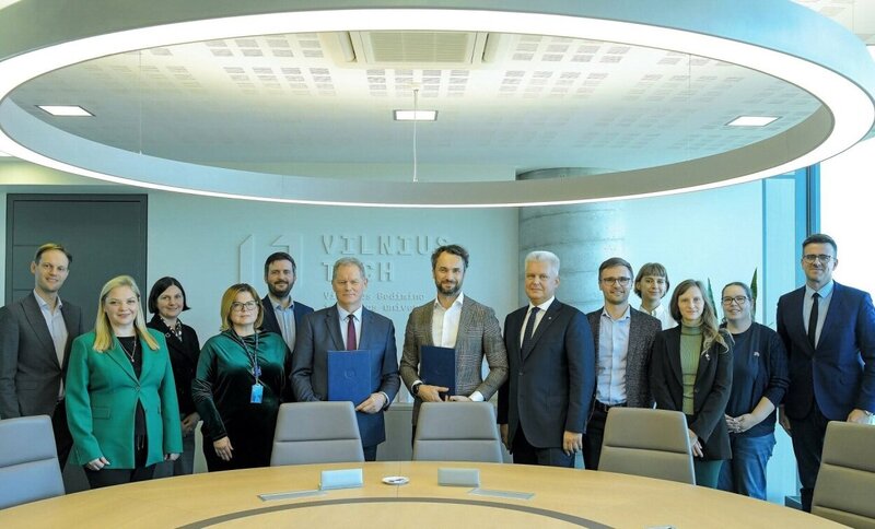  ILTE pasirašė partnerystės susitarimą su Vilnius Tech